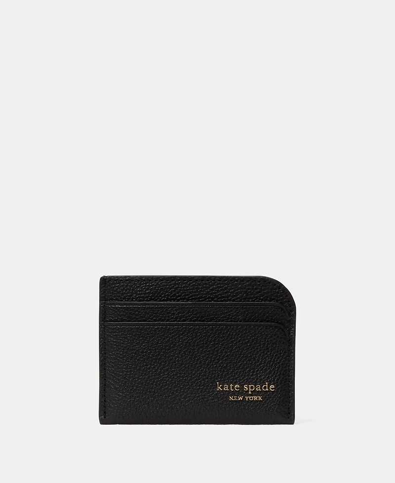 kate spade new york Devin Pebbled Leather Card Holder