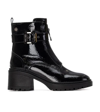 Xti Women's Patent Leather Heeled Ankle Booties By Xti