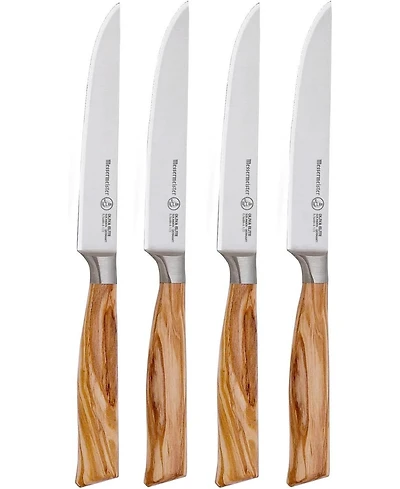 Messermeister Oliva Elite Fine-Edge Steak Knife Set / 4 Pc.