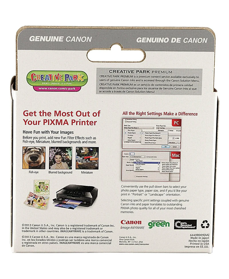 Canon Cli-251XL 3-Cartridge Color Ink Set for Select Pixma iP, iX, Mg, Mx Series Printers