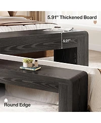 Tribesigns Farmhouse End of Bed Bench for Bedroom