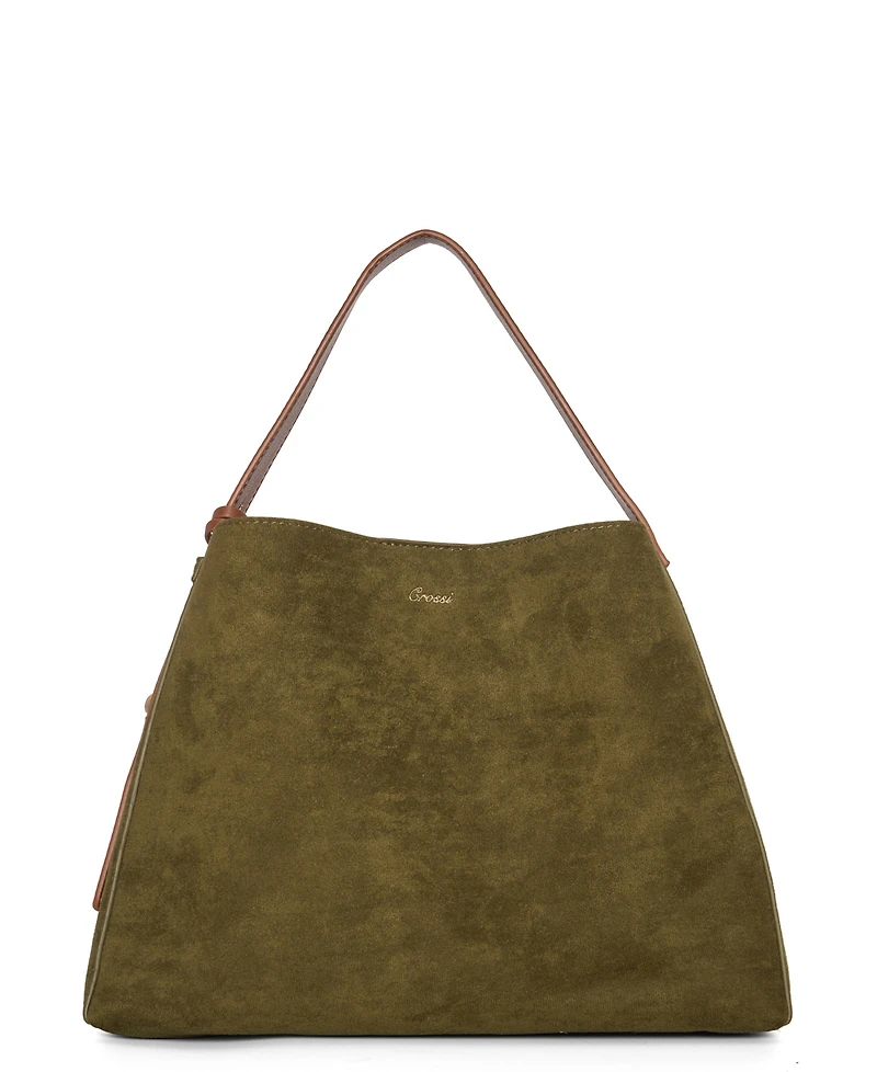 Like Dreams Solace Suede Top Handle Small Satchel Bag