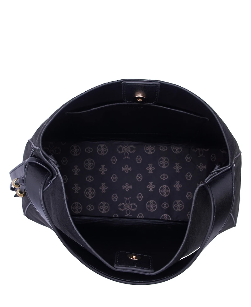 Like Dreams Solace Suede Top Handle Small Satchel Bag