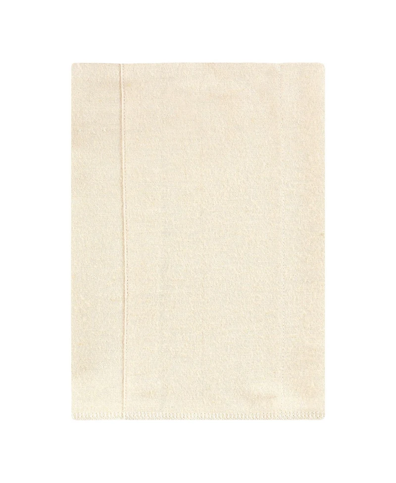 Hudson Baby Cotton Flannel Burp Cloths -Pack, Wild Leaf Safari