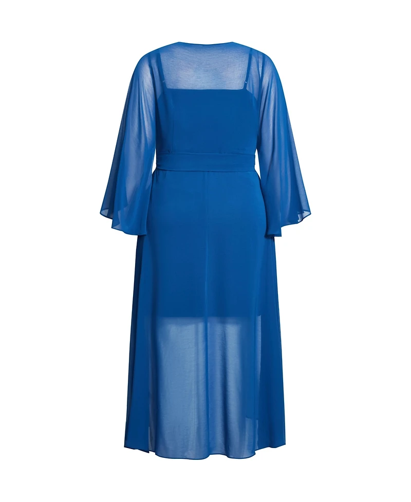 City Chic Plus Fleetwood Maxi Dress