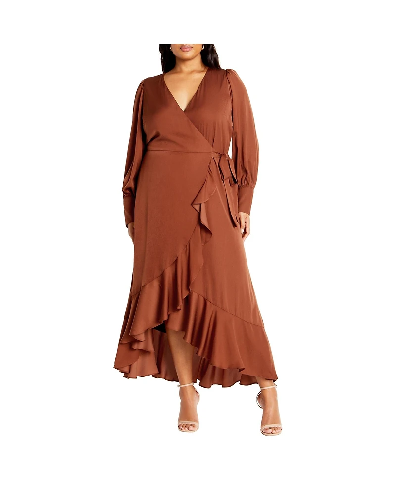 City Chic Plus Oki Maxi Dress