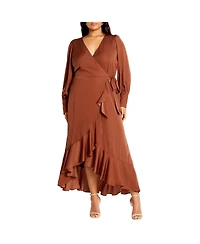 City Chic Plus Oki Maxi Dress