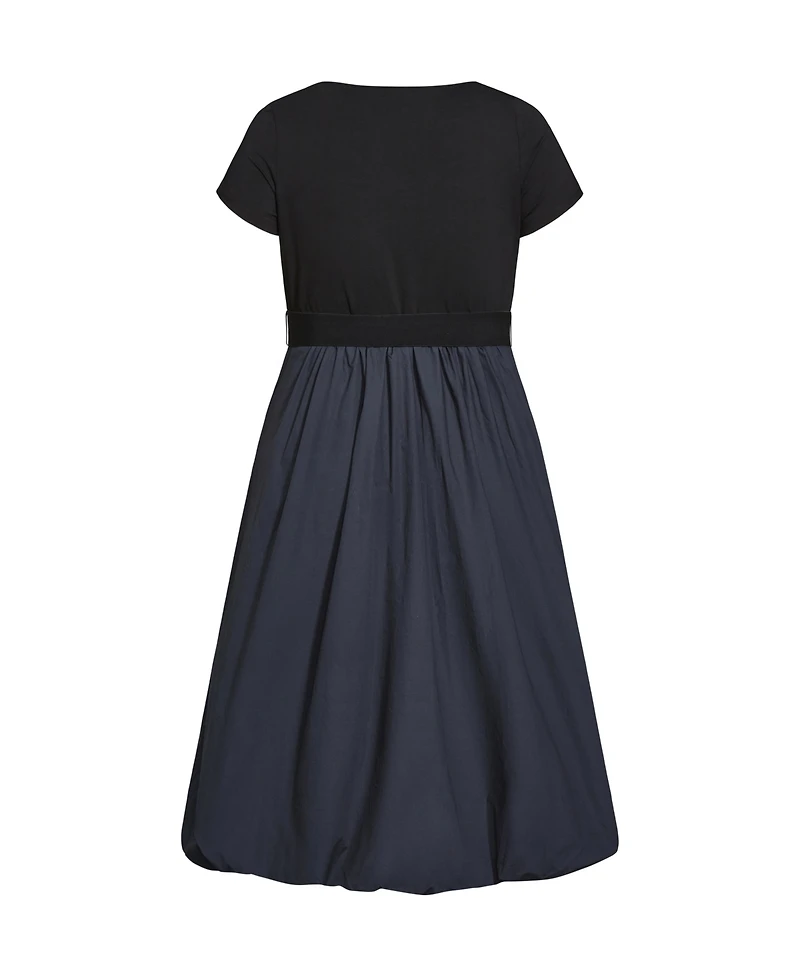 City Chic Women's Plus Paris Days Dress