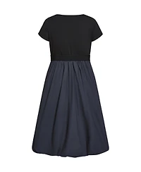 City Chic Women's Plus Paris Days Dress