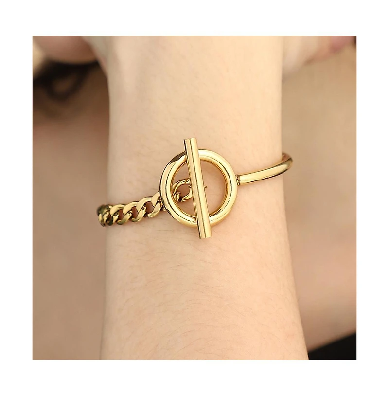 Women's The Interlock-Bar Chain Bracelet - California Gold