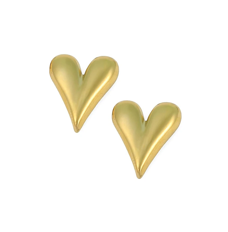Women's The Danity-Amore Stud Earrings - California Gold