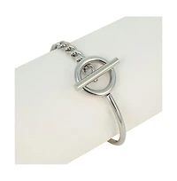 Women's The Interlock-Bar Chain Bracelet - Metallic Silver