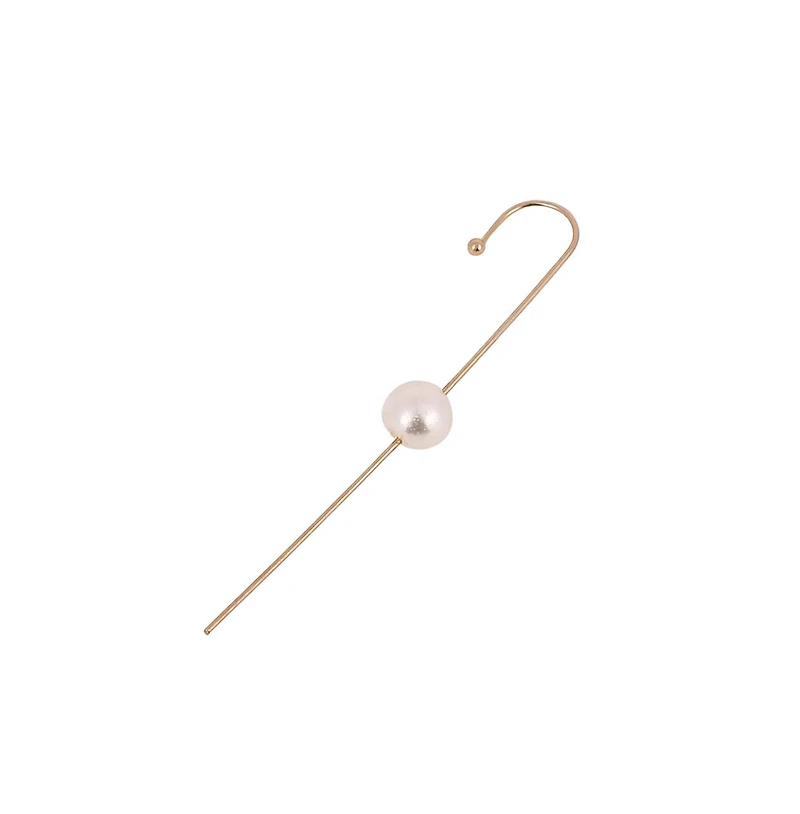 Women's The Snowball-Pin Cuff Earring - California Gold