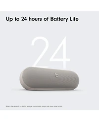 Beats Pill Portable Wireless Bluetooth Speaker and Charger - Light Gray