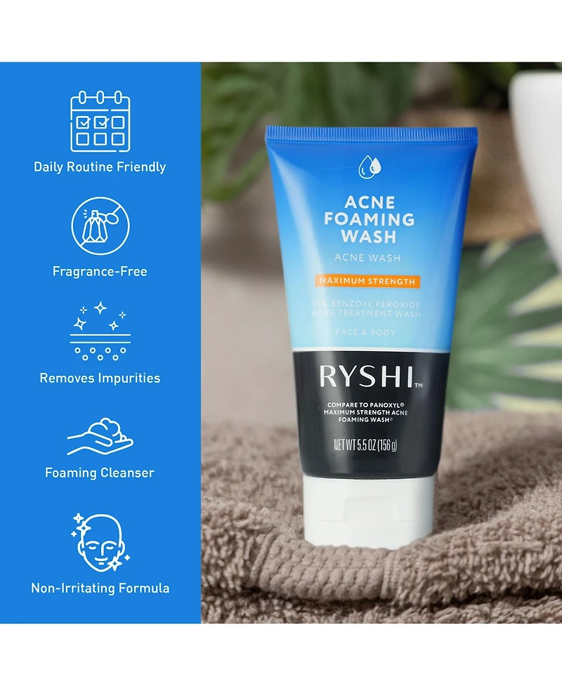 Pursonic Clear & Renew Skincare Trio: Acne Foaming Wash, Whipped Moisturizer & Retinol Corrective Eye Cream