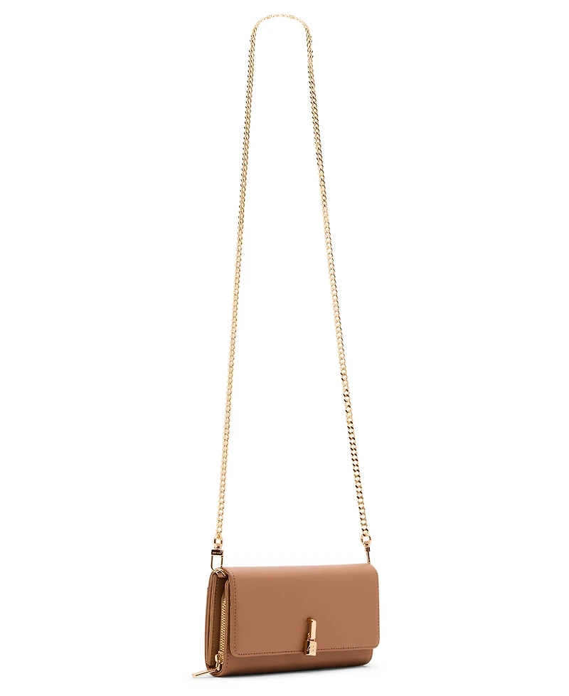 Anne Klein Wallet on Chain with Lock Charm