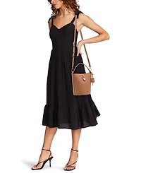 Anne Klein Small Lock Bucket with Convertible Strap
