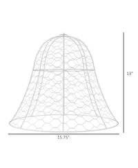 Outsunny 6 Pack Garden Chicken Wire Cloche, Animal Plant Protectors
