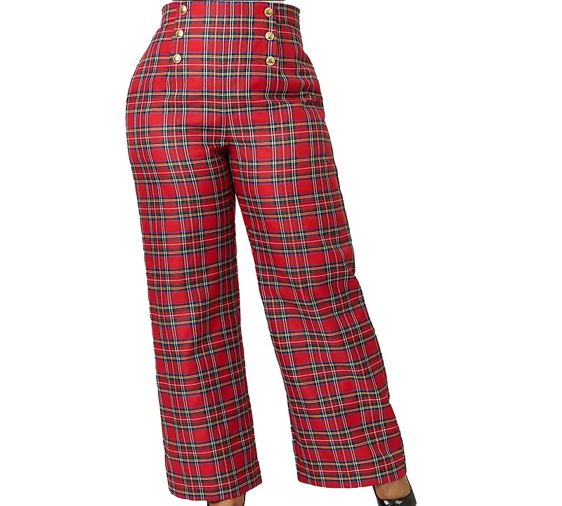 Smak Parlour Plus Wide Leg Sailor Pants