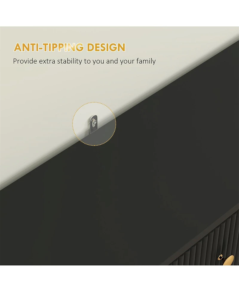 Shoe Cabinet for Entryway, Hallway, or Bedroom Storage