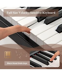 Mecale French Dream Audio Source with 88 Keys Velocity-Sensitive Piano Keyboard