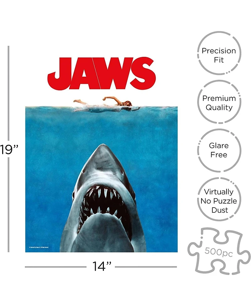 Jaws One Sheet 500 Piece Jigsaw Puzzle