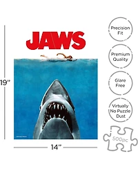 Jaws One Sheet 500 Piece Jigsaw Puzzle