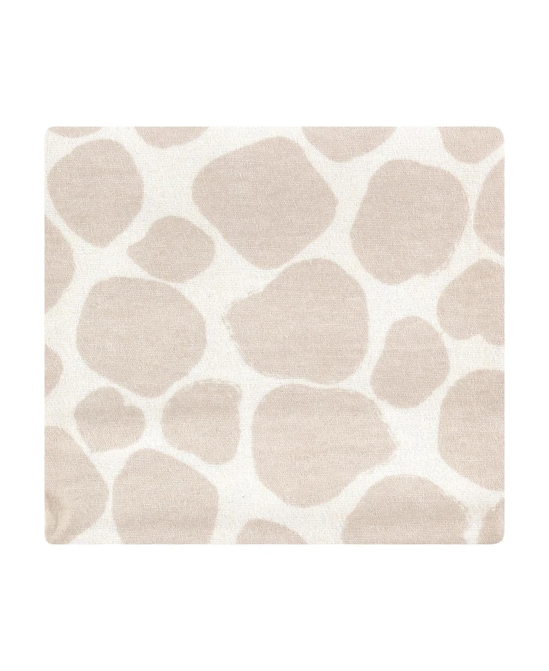 Hudson Baby Cotton Flannel Receiving Blankets 4-Pack, Giraffe