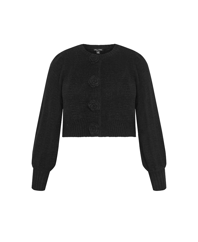 City Chic Plus Rosie Cardigan