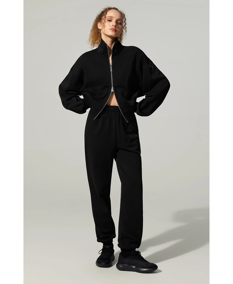 Lilysilk Silkerry Oversized Heirloom '89 Zip Stand Collar Jacket