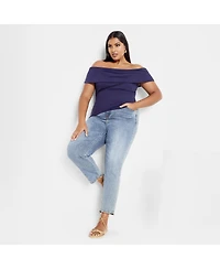 City Chic Women's Mischa Print Top