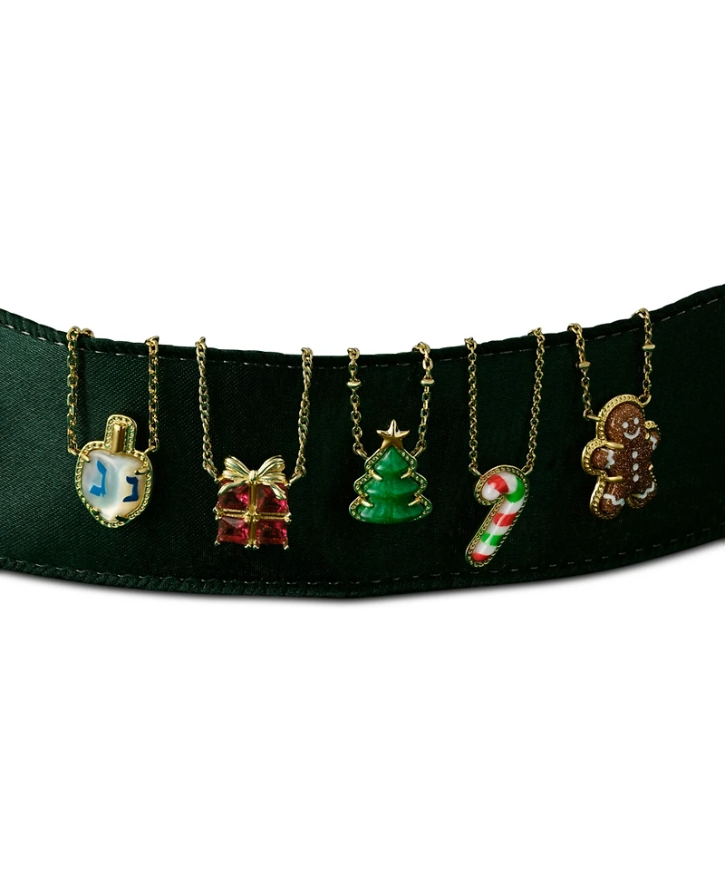 Kendra Scott 14K Gold-Tone Over Brass Short Pendant Necklace