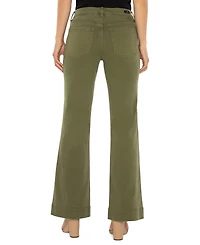 Liverpool Los Angeles Petite Hannah Flare Wide-Leg Jeans