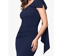 Betsy & Adam Women's One-Shoulder Dress