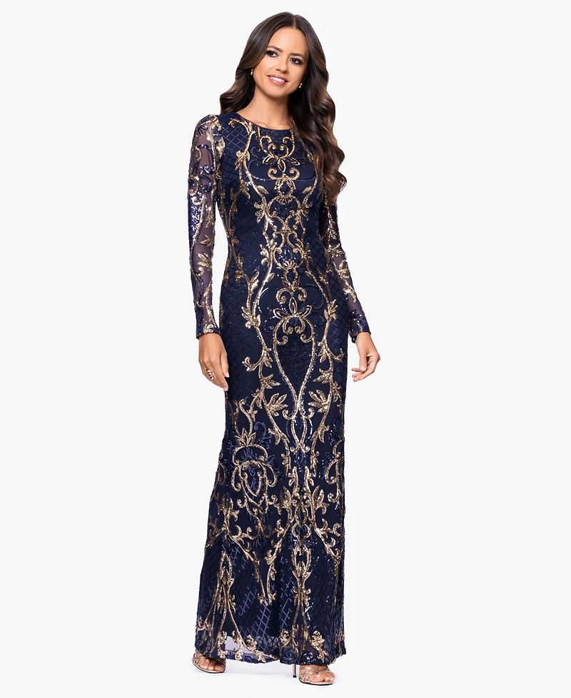 B&A By Betsy and Adam Women's Crewneck Dress