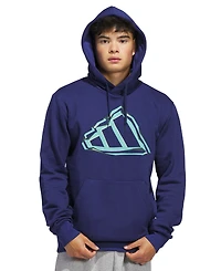 adidas Men's Graphic Big Logo Sportswear Hoodie
