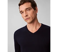 Calvin Klein Men's Merino Wool Blend V-Neck Sweater