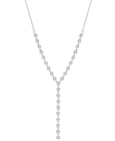 Wrapped Love Diamond Bezel 17-1/4" Lariat Necklace (1 ct. t.w.) 14k Gold, Exclusively at Macy's