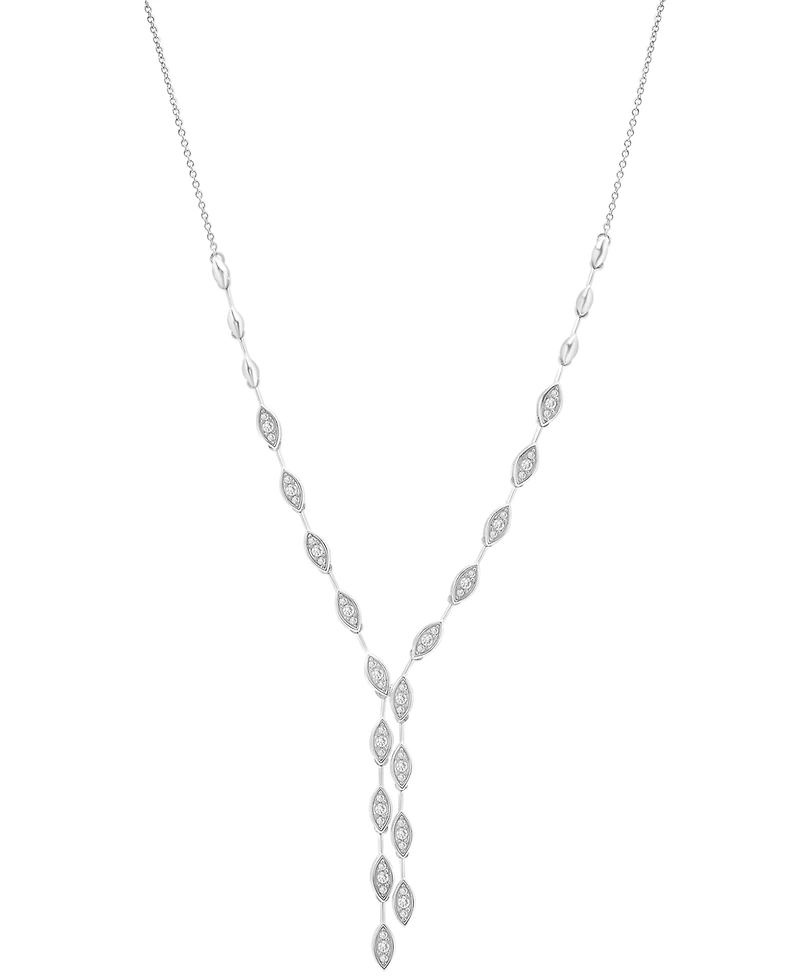 Wrapped Love Diamond Long Drop 17" Necklace (1/2 ct. t.w.) 14k Gold, Exclusively at Macy's