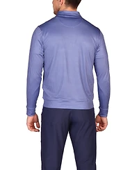 Tailorbyrd Men's Diamond Mosaic Performance Quarter Zip