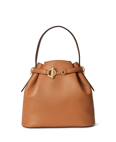 Lauren Ralph Lauren Leather Small Bucket Bag