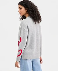 On 34th Women's Curved Hem Heart Cardigan, Macy's Exclusive