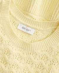 On 34th Women's Ruffle-Hem Sweater Top, Macy's Exclusive