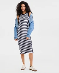 On 34th Women's Ribbed Knit Midi Dress, Exclusively at Macy's
