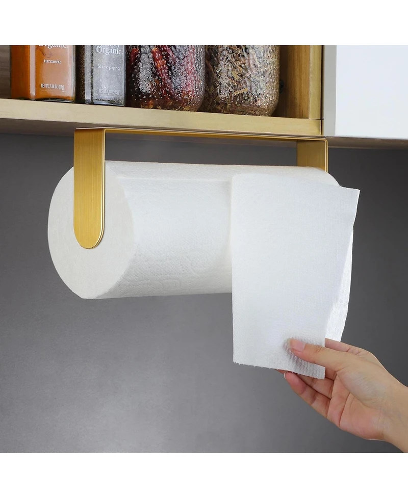 Adhesive Paper Towel Holder Under Cabinet