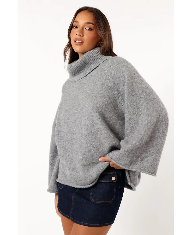 Petal and Pup Women's Bindy Cowlneck Knit Sweater