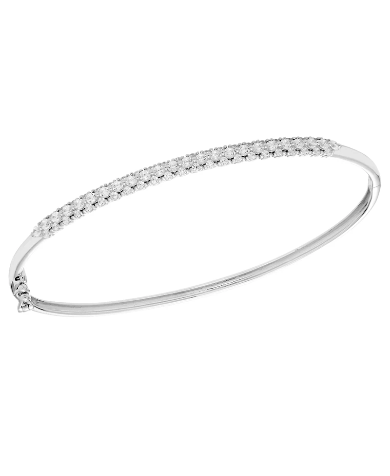Macy's Diamond Bangle Bracelet (1 ct. t.w.) in 14K White Gold