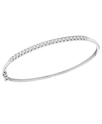Macy's Diamond Bangle Bracelet (1 ct. t.w.) in 14K White Gold