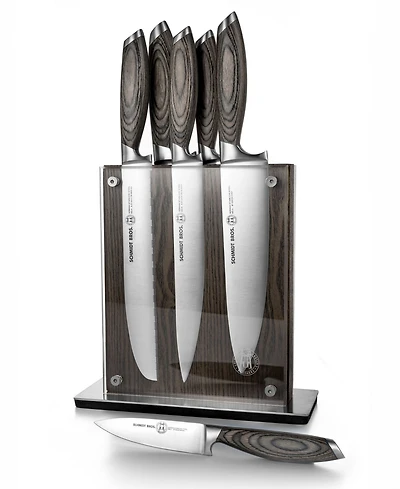 Schmidt Brothers Bonded Ash 7-Pc. Knife Block Set