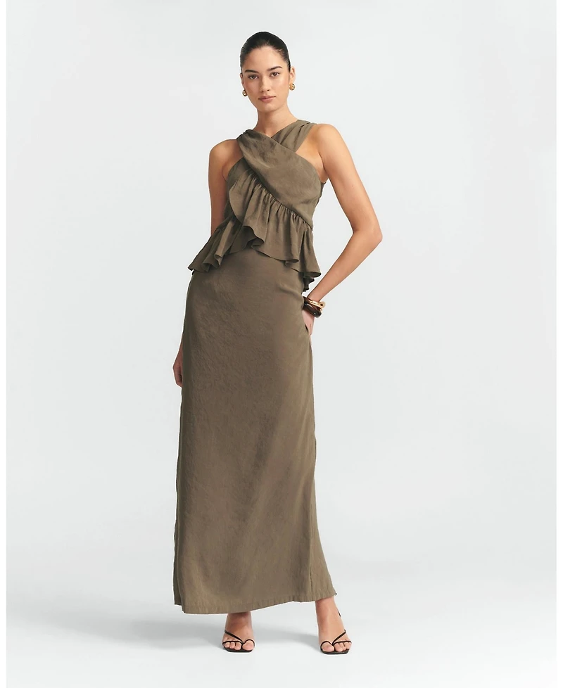 St Mrlo Women's Marlo Aloe Maxi Dress